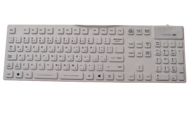 China IP68 sealed medical hygiene CE keyboard with OEM Languages for healthcare supplier