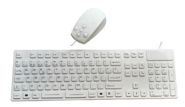 China China OEM factory silicone medical keyboard mouse combo for brand Taiwan USA supply with antibacterial supplier