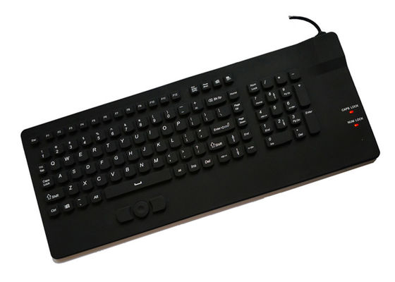China Wet Proof Clean Type Industrial USB Keyboard Mouse With Track Pointer supplier