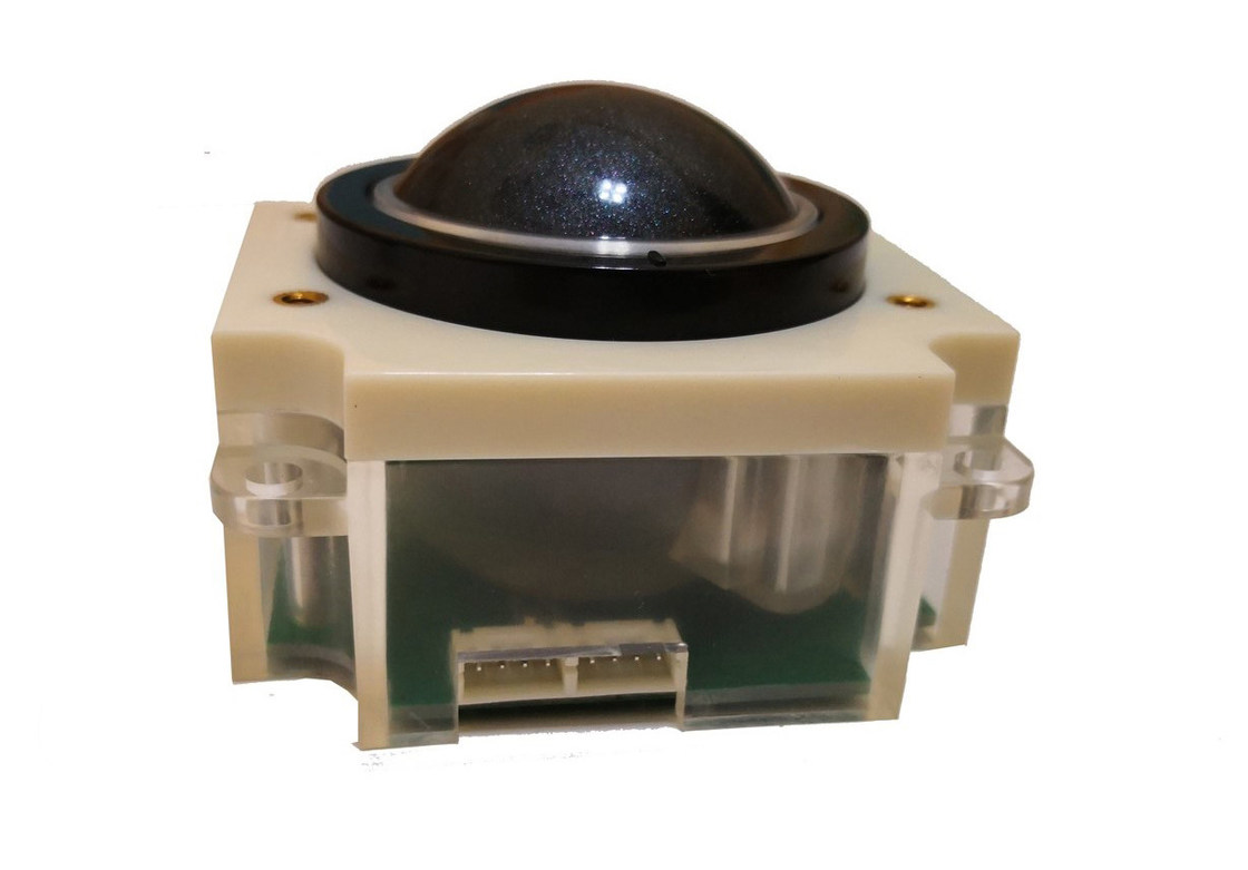 ESD black 50mm big trackball module pointing device with laser sensor