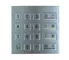 Kiosk vending machine keypad with stainless steel trackball, with short key stroke supplier