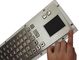 Rubber sealed panel mount industrial keyboard with customs Braille supplier
