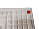 Back arch 2.4G wireless washable keyboard by white silicone and USB dongle supplier
