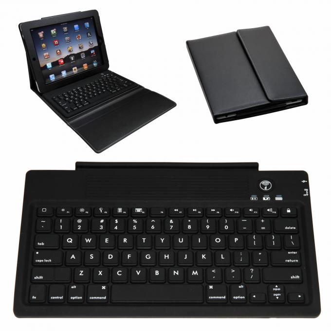 Bluetooth wireless black color medical silicone rubber keyboard for