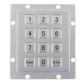 China Short key stroke vending machine metal material keypad with manufacturer factory price supplier