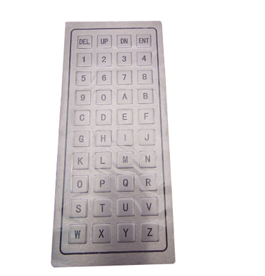 China 40 keys special customs metal keyboard for outdoor parking with weatherproof supplier