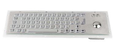 China IP65 vandal proof industrial metal CNC keyboard with trackball for kiosk application supplier