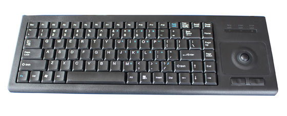 China black ABS industrial keyboard with trackball mouse for industrial pc supplier