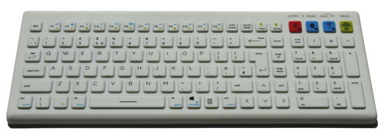 China 2.4G Bluetooth wireless medical keyboard washable by silicone material supplier