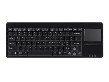 China Compact industrial keyboard with touchpad in front and extra USB port supplier
