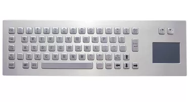 China Ip65 Flush Mount Durable Industrial Keyboard in Metal With Sealed Touchpad supplier