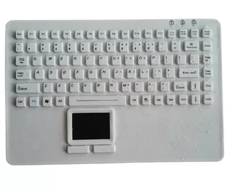 China OEM IP68 medical silicone rubber keyboard for laptop PC keyboard in Europe supplier