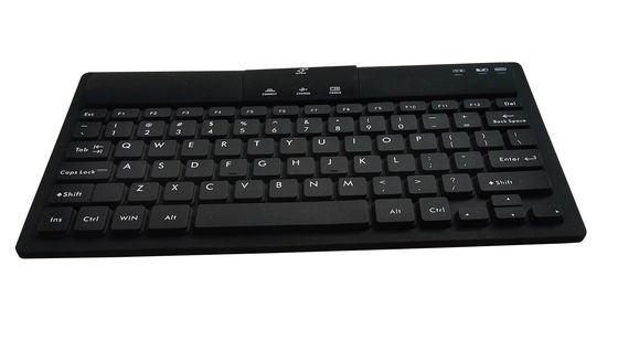China wireless industrial keyboard with IP65 rubber keys and built-in Li battery supplier