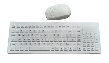China wireless washable hospital keyboards with lock key and nano antmicrobial supplier