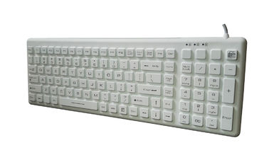 China Farsi Persian white silicone keyboard for medical healthcare application in middle east market supplier