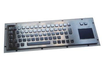 China Ip65 Waterproof Panel Mount Industrial Metal Keyboard With Oem Logo And Touchpad Mouse supplier