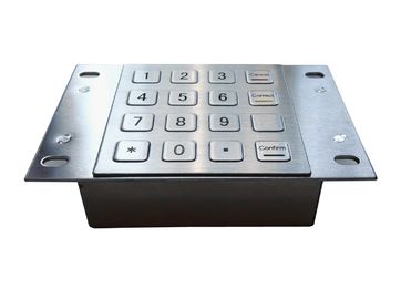China Vandal proof IP65 stainless steel 16 key vending machine keypad with metal housing supplier