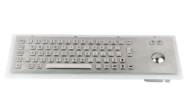 China IP65 vandal proof kiosk industrial metal keyboard with trackball mouse, industrial keyboard supplier