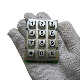 China Door access control water proof industrial metal keyboard with Taiwan customs PCB supplier