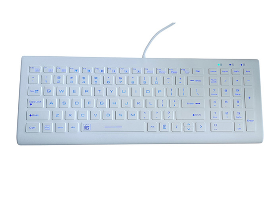 China USB UL94-V0 Medical Sterile Keyboard with Number Pad &amp; Backlit supplier