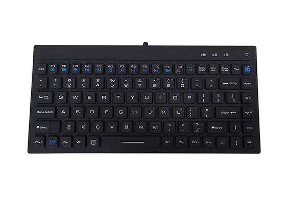 China 18KV ESD industrial keyboard with washable 88 keys and PS2 interface supplier