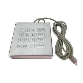 China 4x4 16 keys stand alone industrial metal keypad with numeric keys and arrows for CNC kiosk supplier