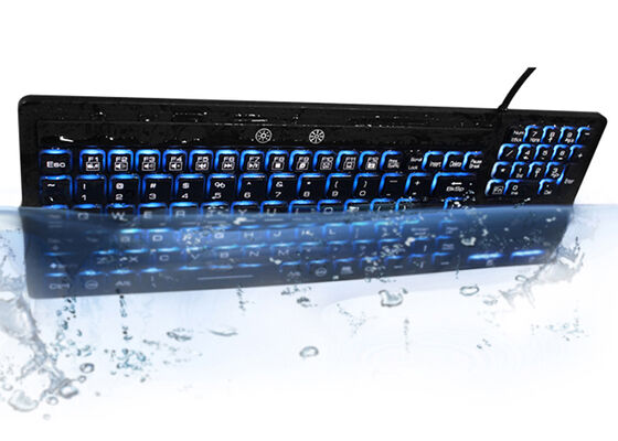 China sanitized IP68 medical keyboard with integrated touchpad and key pad supplier