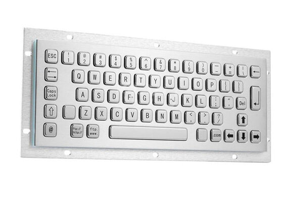 China oil proof industrial keyboard with stainless 64 ARABIC keys and 0.5m USB cable supplier