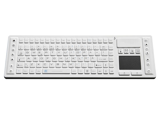 China Bluetooth 5 wireless medical keyboard with rugged touchpad and battery supplier