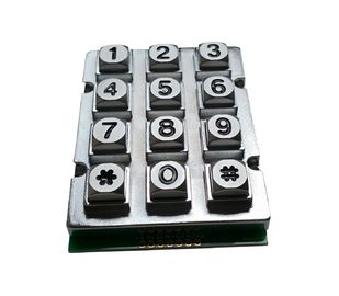 China IP65 zinc alloy industrial metal keypad for door access control security system supplier