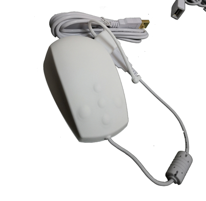 China IP68 waterproof medical mouse with 0.3m shorten USB cable and SGS antimicrobial test supplier