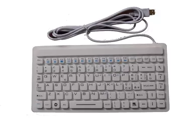 China SGS test passed antimicrobial medical healthcare application keyboard with 88 keys supplier