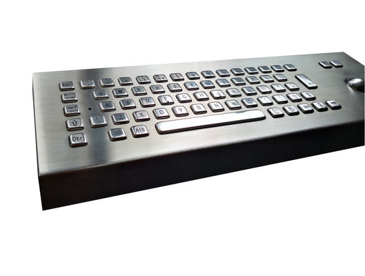 China enclosure industrial keyboard with Euro and metal trackball for heavy duty use supplier