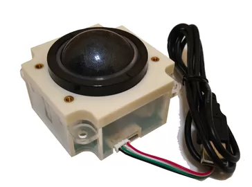 China 38mm or 50mm black laser trackball pointing device with X Y axis 1000CPI supplier