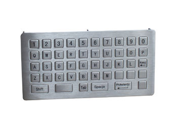 China Polish 46 keys USB PS2 mini industrial metal keyboard with flat keys design and embedded solution supplier