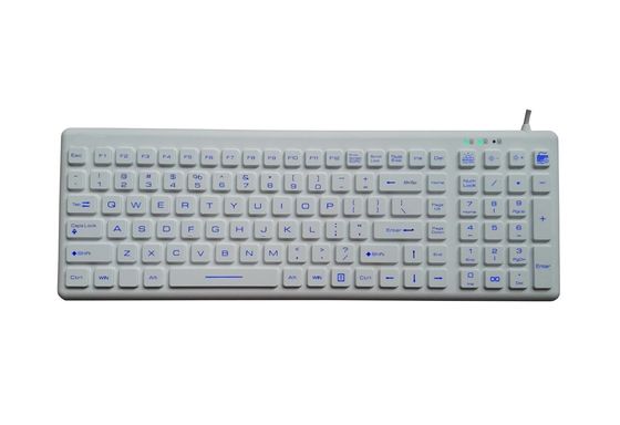 China Waterproof magfix medical keyboard with power key and OEM logo supplier