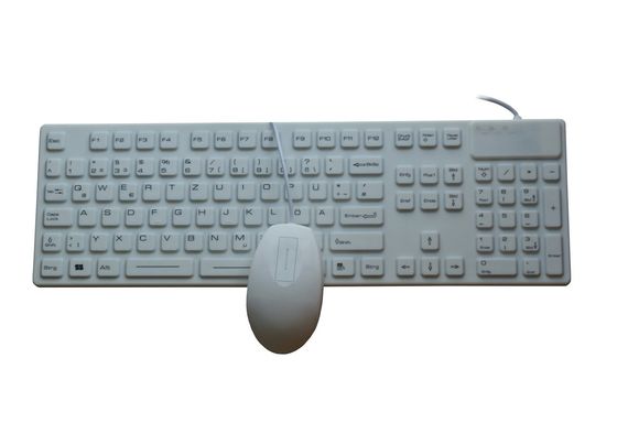China German medical keyboard with QWERTZ and short USB cable 0.3m supplier