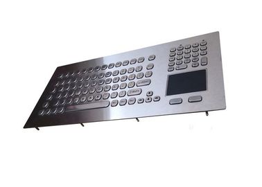 China Panel Mount Kiosk Industrial Compact Keyboard With Touchpad With Threaded Bolts supplier