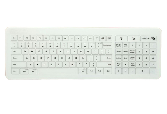 China Washable Medical Grade Glass Keyboard For Wet Finger Touch Pad supplier