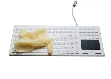 China NEMA 4X Plus Ruggedized Wired Keyboard With Trackpad For Sterilization supplier