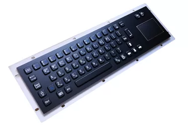 China 64 key Korean Industrial Panel Mounted Keyboard With Touch Screen supplier