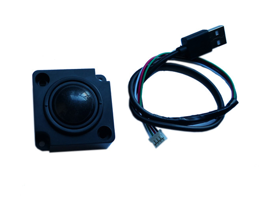 China 25.mm Black Optical Trackball Module With Quadrature Output for IPC supplier