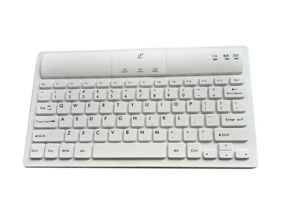 China Washable Wireless Medical Keyboard With 77 Keys And Rechargable Li Battery supplier