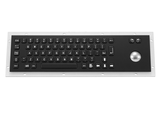 China Industrial Stainless steel Keyboard With Built In Trackball Mouse For Yatch supplier