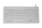 Russian antibacterial IP68 washable medical silicone keyboard with dishwasher safe supplier