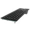 Black titanium marine industrial metal keyboard with 38.mm trackball, panel mounting supplier