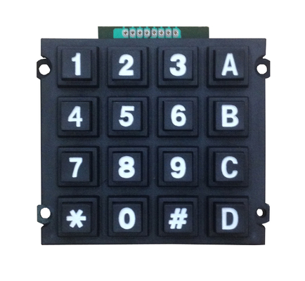 Rugged cheap plastic numeric keypad supply with 16 keys, high quality supplier