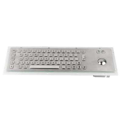 IP65 vandal proof industrial metal CNC keyboard with trackball for kiosk application supplier