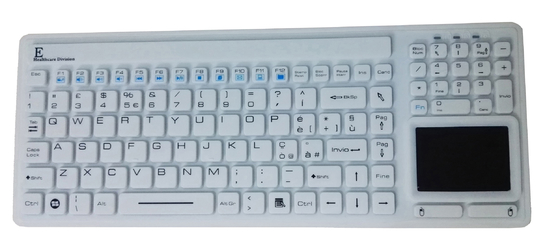 Healthcare touchpad keyboard with waterproof silicone material, easy clean with soap supplier