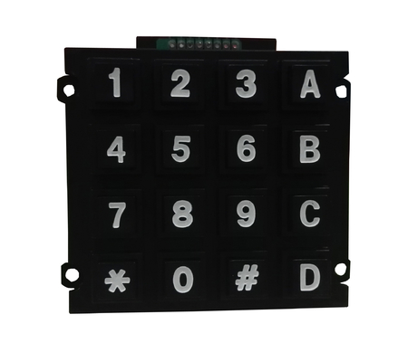 Rugged cheap plastic numeric keypad supply with 16 keys, high quality supplier